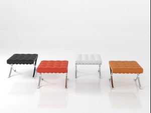 stool by knoll 3D Model