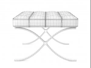 stool by knoll 3D Model