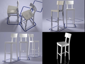 inout 28w by gervasoni 3D Модель