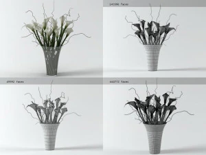 calla lily high 3D Model