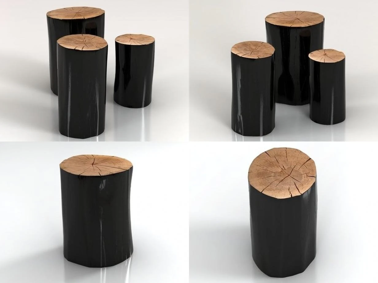 log s-m-l by gervason 3D Model .c4d .max .obj .3ds .fbx .stl .blend 
