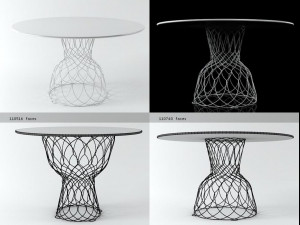 re-trouv tables by emu group 3D Model