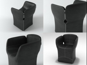 bloomy chair by moroso 3D Модель