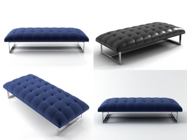 edward ottoman by poliform 3D 모델 .c4d .max .obj .3ds .fbx .stl .blend 