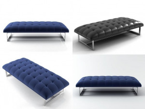 edward ottoman by poliform 3D 모델