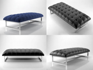 edward ottoman by poliform 3D 모델