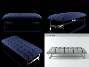 edward ottoman by poliform 3D 모델