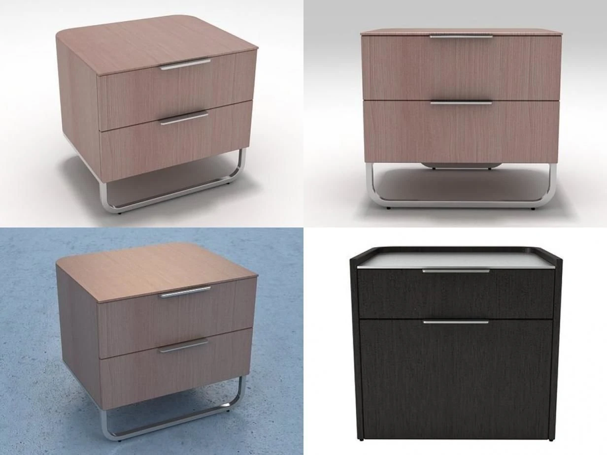 Hyannis port bedside tables 3D Model .c4d .max .obj .3ds .fbx .stl .blend 