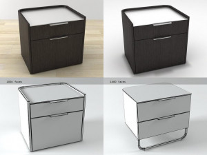 Hyannis port bedside tables 3D Model