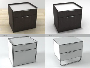Hyannis port bedside tables 3D Model