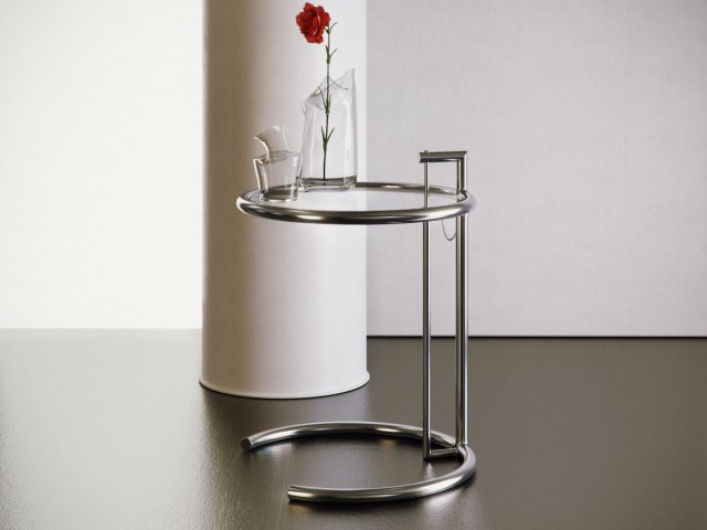 adjustable table e1027 3D Model .c4d .max .obj .3ds .fbx .stl .blend 