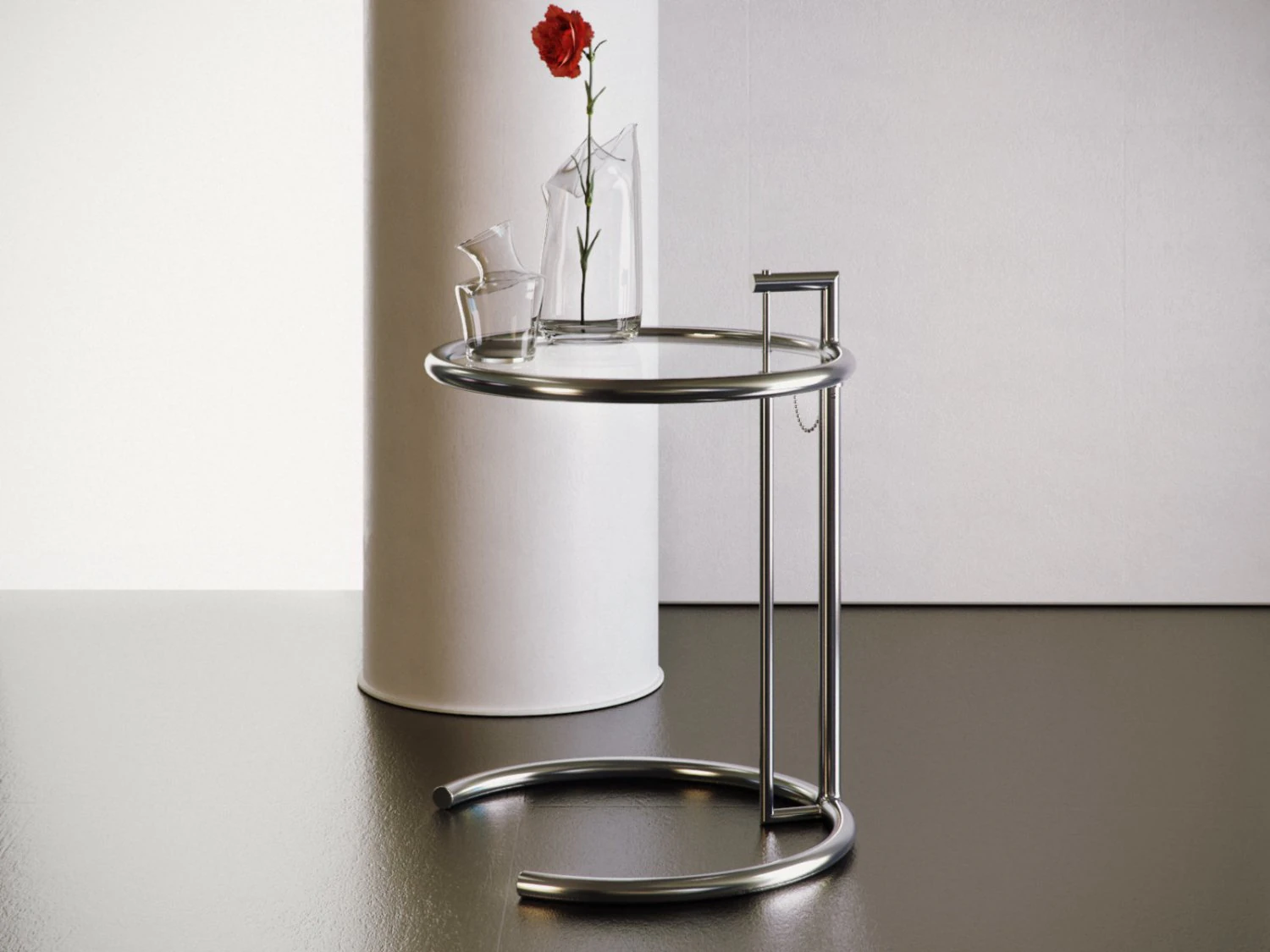 adjustable table e1027 3D Model .c4d .max .obj .3ds .fbx .stl .blend 