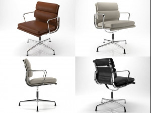 eames soft pad side chair 3D Model