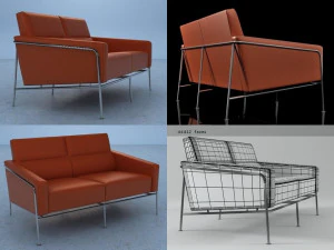 3302 by fritz hansen 3D Model