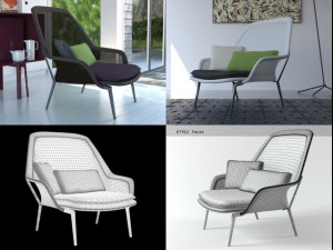 slow chair 3Dモデル