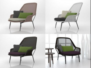 slow chair 3Dモデル