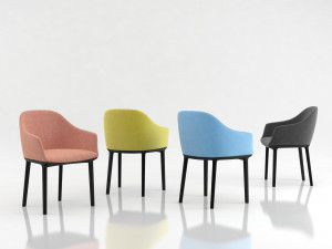 softshell chair 3D-Modell