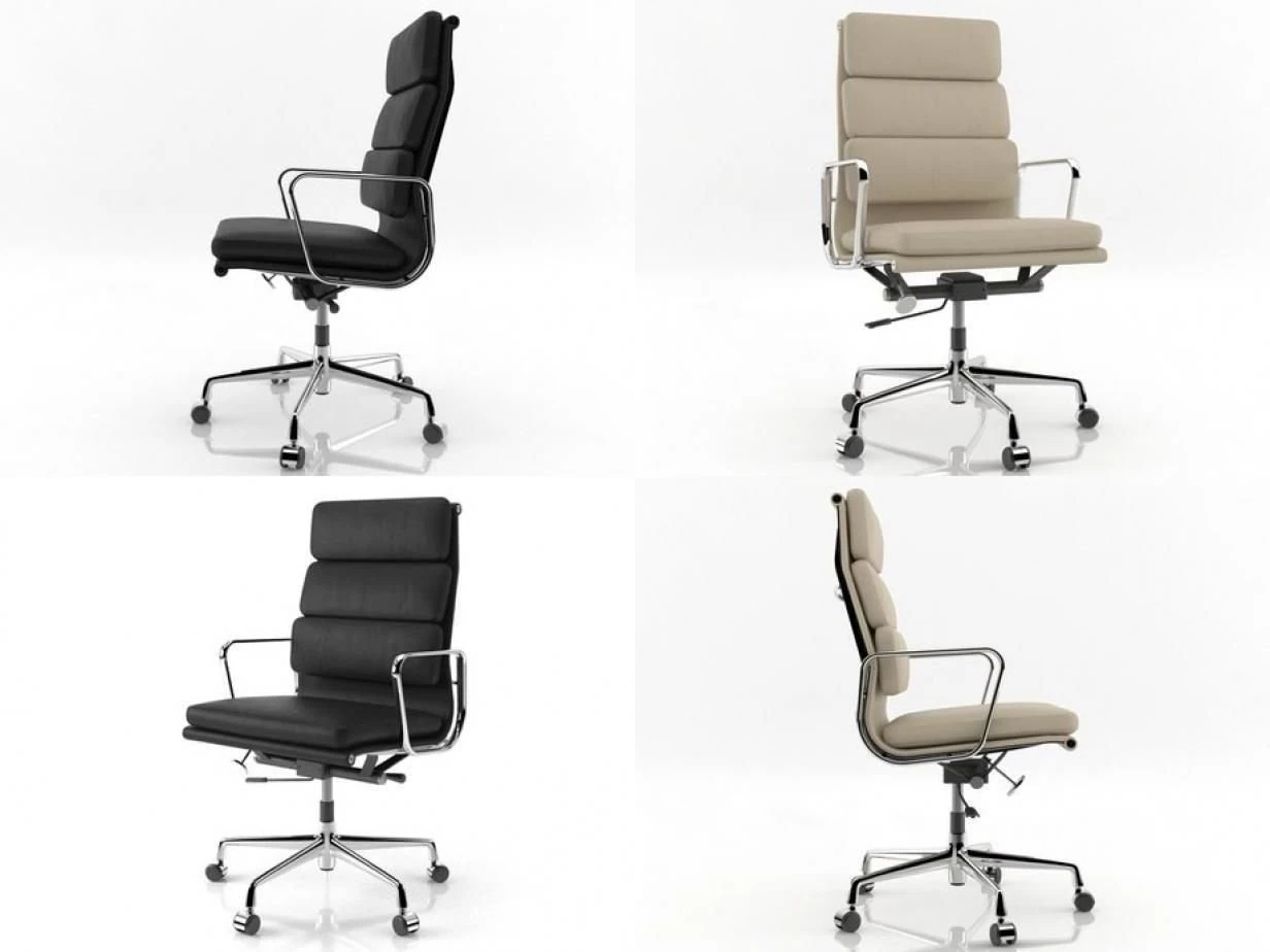 soft pad chair ea 219 3D Model .c4d .max .obj .3ds .fbx .stl .blend 