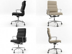 soft pad chair ea 219 3D Model