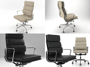 soft pad chair ea 219 3D Model