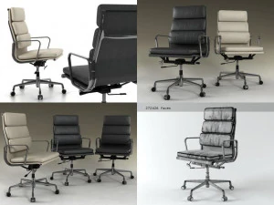soft pad chair ea 219 3D Model