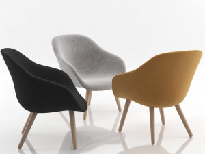 about a lounge chair aal82 3D Model