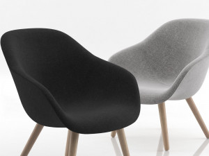about a lounge chair aal82 3D Model