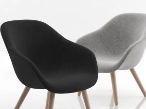 라운지 의자 aal82에 대해 3D 모델