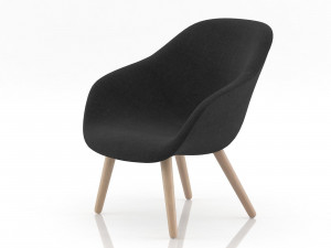 about a lounge chair aal82 3D Model