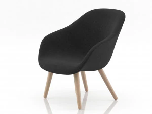 라운지 의자 aal82에 대해 3D 모델