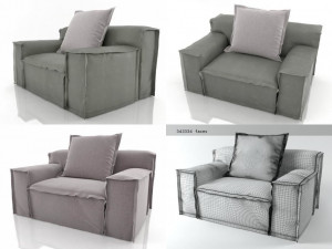 fedde loveseat by piet boon Modelo 3D