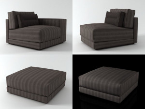 dieke sofa Model 3D
