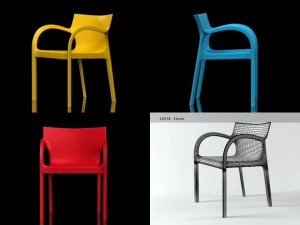 estrela papoula Modelo 3D