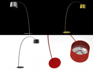twiggy floor lamp 3D Model