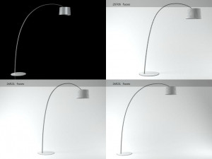 twiggy floor lamp 3Dモデル