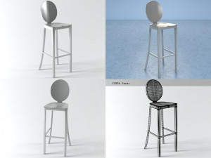 kong barstool 3D Model