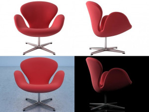 swan by fritz hansen 3Dモデル
