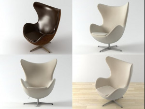 egg by fritz hansen 3D 모델