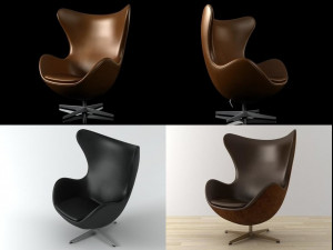 egg by fritz hansen 3D 모델