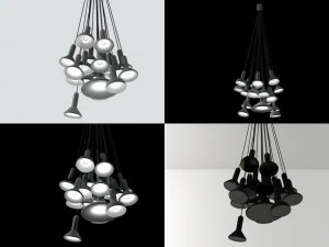 मशाल गुच्छा 20 3D मॉडल