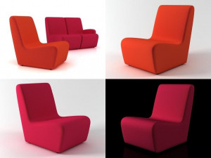 hm55 chair 3D Модель