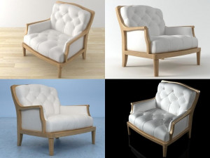 nap armchair by jacinto usn 3D 모델