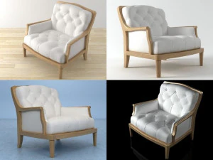 nap armchair by jacinto usn 3D Model