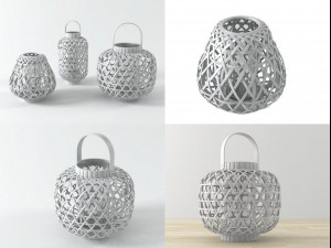 savana lanterns Modelo 3D