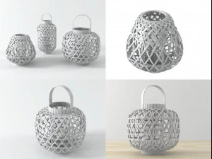 savana lanterns 3D Model