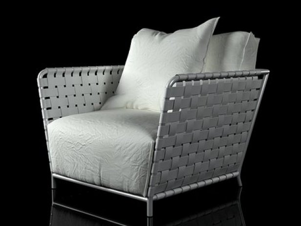 inout 801fw armchair by gervasoni Modelo 3D .c4d .max .obj .3ds .fbx .stl .blend 