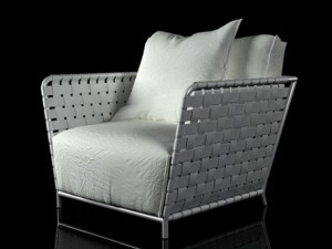 inout 801fw armchair by gervasoni 3D मॉडल
