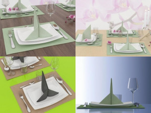 table set 02 by smallaccents 3D-Modell