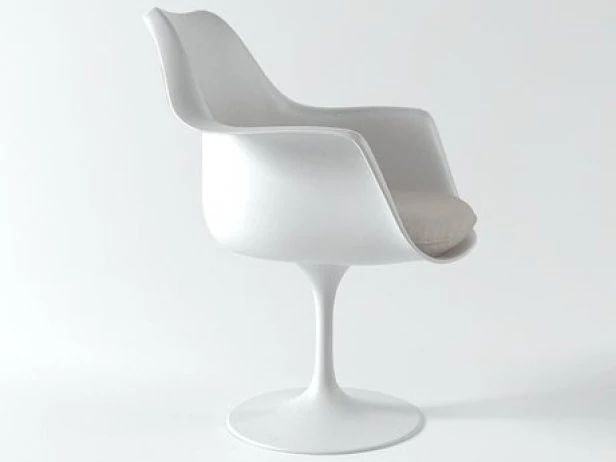 tulip chair by knoll 3D Model .c4d .max .obj .3ds .fbx .stl .blend