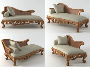chaise lounge 116 by christopher guy 3D Model